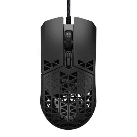 Mouse ASUS TUF GAMING M4 AIR, Ambidiestro, Óptico, USB tipo A, 12000 DPI, Negro