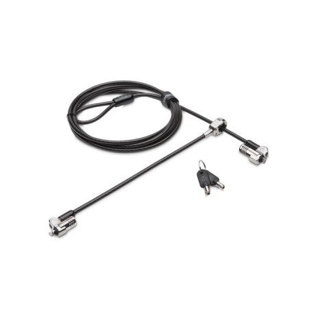 Kensington NanoSaver cable antirrobo Negro, Acero inoxidable 1.8 m