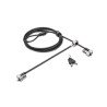 Kensington NanoSaver cable antirrobo Negro, Acero inoxidable 1.8 m