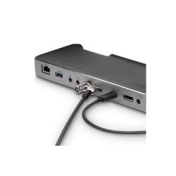 Kensington NanoSaver cable antirrobo Negro, Acero inoxidable 1.8 m