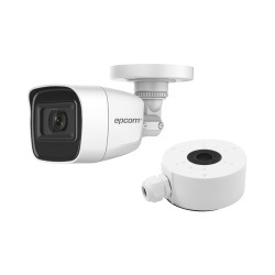 Kit de cámara + montaje, cámara bala TurboHD 2 megapixel (1080p), gran angular 106°, lente 2.8 mm, 25 m IR Exir, exterior IP66,