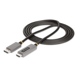 Cable Adaptador de 2m DisplayPort a HDMI, 8K 60Hz, 4K 144Hz, HDR10, Convertidor de Video Activo DP 1.4 a HDMI 2.1, Cable for Com