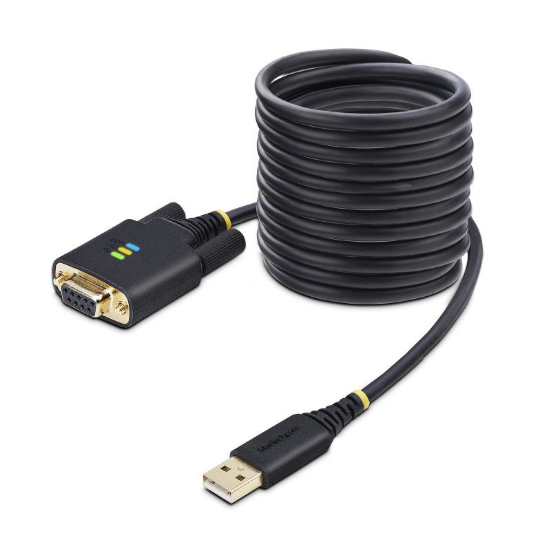 Cable Adaptador USB a Serial de Módem Nulo RS232 FTDI 3m, Retención COM, USB DB9, Tornillos Intercambiables, Cable for Compu Cable Adaptador USB a Serial de Módem Nulo RS232 FTDI 3m, Retención COM, USB DB9, Tornillos Intercambiables, Cable for Compu