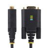 Cable Adaptador USB a Serial de Módem Nulo RS232 FTDI 1m, Retención COM, USB DB9, Tornillos Intercambiables, Cable for Compu