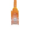 Cable de 1m Naranja de Red Fast Ethernet Cat5e RJ45 sin Enganche, Cable Patch Snagless, Extremo Secundario: 1 x RJ-45 Network, M