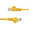 Cable de 1m Amarillo de Red Fast Ethernet Cat5e RJ45 sin Enganche, Cable Patch Snagless, Extremo Secundario: 1 x RJ-45 Network,