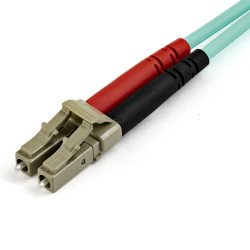 Cable de 7m de Fibra Óptica Multimodo OM3 LC a LC UPC, Full Duplex 50/125, 100G, LOMMF/VCSEL, Pérdida Baja