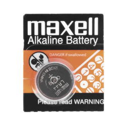 Batería alcalina tipo botón de 1.5 v 110 mah