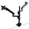 Brazo de Soporte para Dos Monitores, Base Articulada de Altura Ajustable para 2 Monitores VESA de hasta 32 Pulgadas 8kg