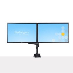 Brazo de Soporte para Dos Monitores, Base Articulada de Altura Ajustable para 2 Monitores VESA de hasta 32 Pulgadas 8kg