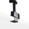 Brazo de Soporte para Dos Monitores, Base Articulada de Altura Ajustable para 2 Monitores VESA de hasta 32 Pulgadas 8kg