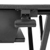 Estación de Trabajo de Pie y Sentado para 2 Monitores de hasta 24" o 1 Monitor de 30", Escritorio Ergonómico Ajustable, Hasta 76
