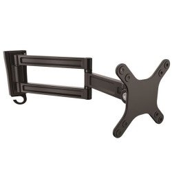 Soporte de pared de doble giro para monitor, Montura VESA para Pantallas de hasta 27 Pulgadas, 1 Pantalla(s) admitidas, 33cm a 6