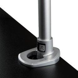 Convertidor de Escritorio a Estación de Pie y Sentado con Brazo de Pantalla 30"- con Plataforma de Trabajo de 88cm Ajustable en