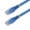 Cable Azul Moldeado de 3m Cat6 RJ45 UTP de Red Gigabit Ethernet, Extremo Secundario: 1 x RJ-45 Network, Male, 10Gbit/s, Cable de