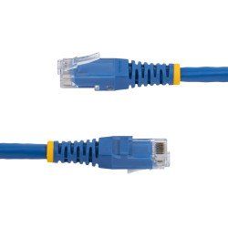 Cable Azul Moldeado de 3m Cat6 RJ45 UTP de Red Gigabit Ethernet, Extremo Secundario: 1 x RJ-45 Network, Male, 10Gbit/s, Cable de