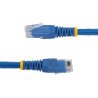 Cable Azul Moldeado de 3m Cat6 RJ45 UTP de Red Gigabit Ethernet, Extremo Secundario: 1 x RJ-45 Network, Male, 10Gbit/s, Cable de