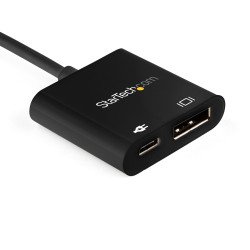 Cable de 1m USB-C a DisplayPort 1.4 HBR3 con Entrega de Alimentación PD de 60W, 8K60Hz/4K120Hz, Compatible Thunderbolt 3, 1 x 20