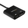 Cable de 1m USB-C a DisplayPort 1.4 HBR3 con Entrega de Alimentación PD de 60W, 8K60Hz/4K120Hz, Compatible Thunderbolt 3, 1 x 20