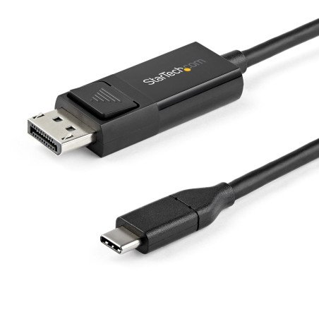 Cable de 1m USB C a DisplayPort 1.2 de 4K a 60Hz, Cable Adaptador de Video Bidireccional USB-C a DP Reversible, HBR2/HDR, Extrem