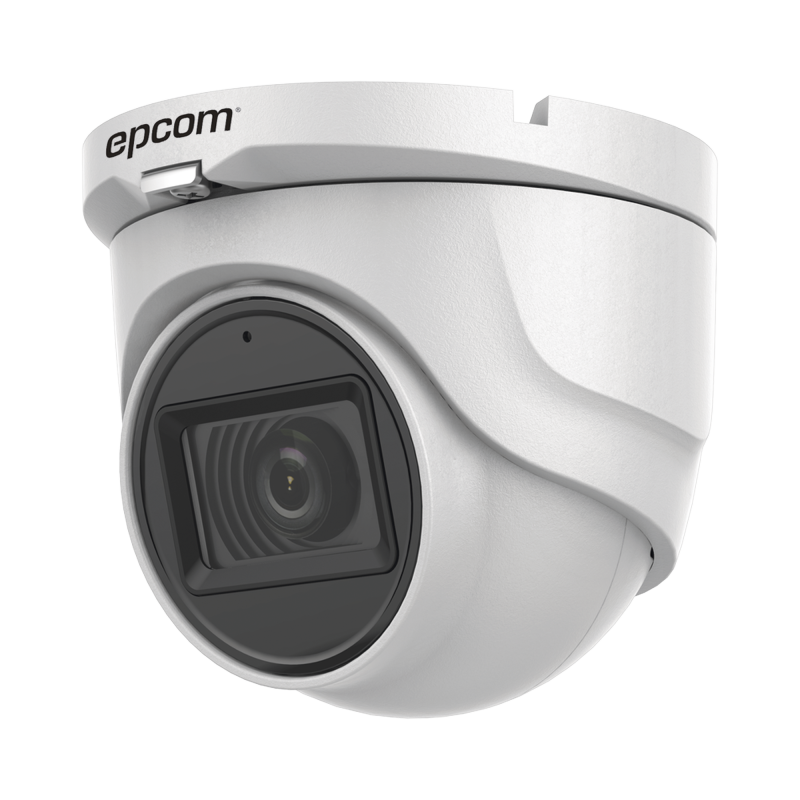 Audio por coaxitron, turret TurboHD 5 megapixel, ángulo de visión 85.5