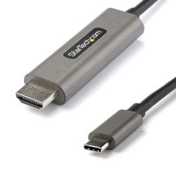 Cable USB-C a HDMI de 2m 4K 60Hz con HDR10, Cable Adaptador de Video Ultra HD USB Tipo-C a HDMI 2.0b, DP 1.4 Modo Alt HBR3, Data
