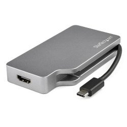 Adaptador USB-C Multipuertos de Video, de Aluminio, USB Tipo C a VGA / 4K HDMI/Mini DisplayPort/DVI, Gris Espacial, CDPVDHDMDPSG