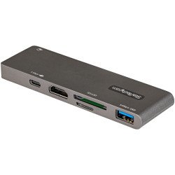 Adaptador Multipuertos USB C para MacBook Pro/Air, USB Tipo C a HDMI 4K, Power Delivery, SD/MicroSD, USB 3.0, Dock Mini USB-C, 1