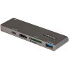 Adaptador Multipuertos USB C para MacBook Pro/Air, USB Tipo C a HDMI 4K, Power Delivery, SD/MicroSD, USB 3.0, Dock Mini USB-C
