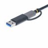 Lector USB 3.0 de Tarjetas de Memoria Flash SD CompactFlash y microSD, Grabador USB-C de Tarjetas de Memoria, USB Tipo C