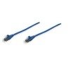 Cable de red Intellinet 0.15 m (0.5 pies) Cat 6 UTP azul
