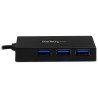 Hub USB C 4 Puertos, Concentrador USB Tipo-C 4 Puertos USB-A, USB 3.2 Gen 1 (5Gbps) SuperSpeed Bus USB o Autoalimentación