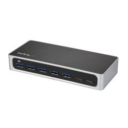 Hub USB C de 7 Puertos/Carga Rápida, 5x USB-A/2x USB-C (USB 3.0 hub), Adaptador USB 3.2 Gen 1 (5Gbps), Autoalimentado
