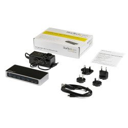 Hub USB C de 7 Puertos/Carga Rápida, 5x USB-A/2x USB-C (USB 3.0 hub), Adaptador USB 3.2 Gen 1 (5Gbps), Autoalimentado