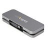 Hub USB-C de 4 Puertos, 3xUSB-A/USB-C, USB 3.0 5Gbps (USB 3.2 Gen 1), Alimentado por Bus, con Cable de 28cm, Soporte UASP