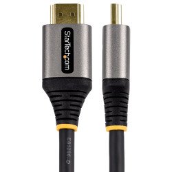 Cable de 50cm HDMI 2.1 8K, Cable HDMI Certificado de Ultra Alta Velocidad, 48Gbps 8K 60Hz 4K 120Hz HDR10+ eARC Ultra HD, Extr
