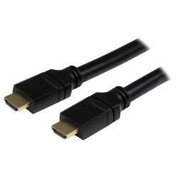 Cable HDMI de alta velocidad de 15m HD 4k x 2k, Certificado para Plénum, HDMI a HDMI, Extremo Secundario: 1 x 19-pin HDMI Digita
