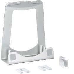 Base para Laptop, Elevador o Soporte Ergonómico Vertical 2 en 1 de Escritorio, para Ultrabook y MacBook Pro/Air, Aluminio, Hasta