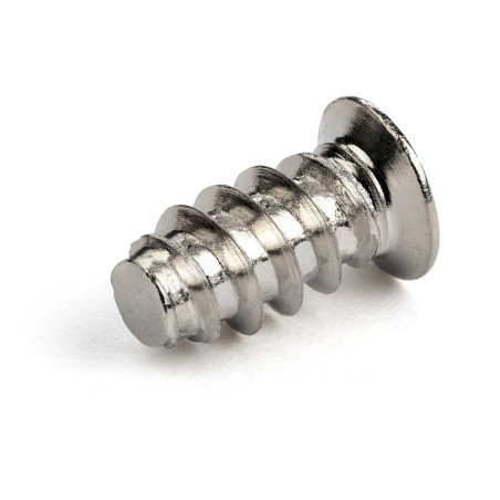 Tornillo M5 Paquete de 50, de 10mm para Gabinete de Ventilador de PC, Autorroscantes, Cabeza Plana/Philips, en Acero Plateado
