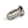 Tornillo M5 Paquete de 50, de 10mm para Gabinete de Ventilador de PC, Autorroscantes, Cabeza Plana/Philips, en Acero Plateado