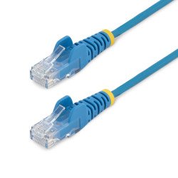 Cable de 3m de Red Ethernet Cat6 Delgado Sin Enganches, Cable de Red Snagless, Azul, Extremo Secundario: 1 x RJ-45 Network, Male