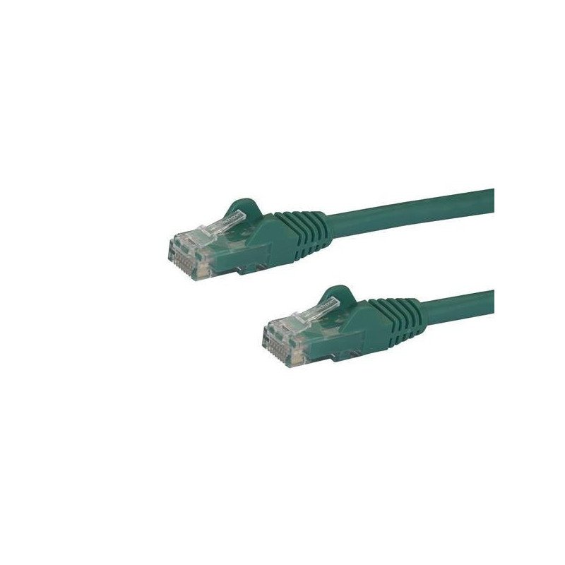 Cable de 1m Verde de Red Gigabit Cat6 Ethernet RJ45 sin Enganche, Snagless, Extremo Secundario: 1 x RJ-45 Network, Male, 6Gbit/s