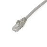 Cable de 2m Gris de Red Gigabit Cat6 Ethernet RJ45 sin Enganche, Snagless, Extremo Secundario: 1 x RJ-45 Network, Male, 6Gbit/s,