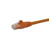 Cable de Red de 0.5m Naranja Cat6 UTP Ethernet Gigabit RJ45 sin Enganches, Extremo Secundario: 1 x RJ-45 Network, Male, 6Gbit/s,