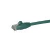 Cable de Red de 4.2m Verde Cat6 UTP Ethernet Gigabit RJ45 sin Enganches, Extremo Secundario: 1 x RJ-45 Network, Male, 10Gbit/s,