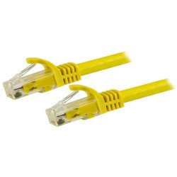 Cable de Red de 4.2m Amarillo Cat6 UTP Ethernet Gigabit RJ45 sin Enganches, Extremo Secundario: 1 x RJ-45 Network, Male, 10Gbit/