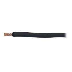 Cable de cobre recubierto thw-ls calibre 2 AWG 19 hilos color negro (50 metros)
