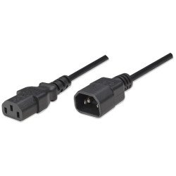 Cable de corriente Manhattan monitor a CPU 1.8 mts