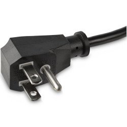 Cable de 0.45m de Extensión de Alimentación de Computadora, Plano NEMA 5-15P a NEMA 5-15R, Extensión de Toma, UL, Para Computad