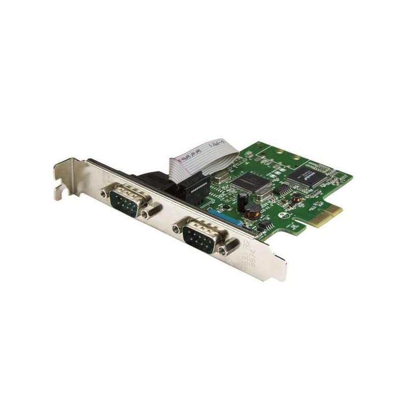 Tarjeta Serial PCI Express de 2 Puertos DB9 RS232 con UART 16C1050, Adaptador Interno Serial PCI-E, PCI Express x1, PC, Linux, 2